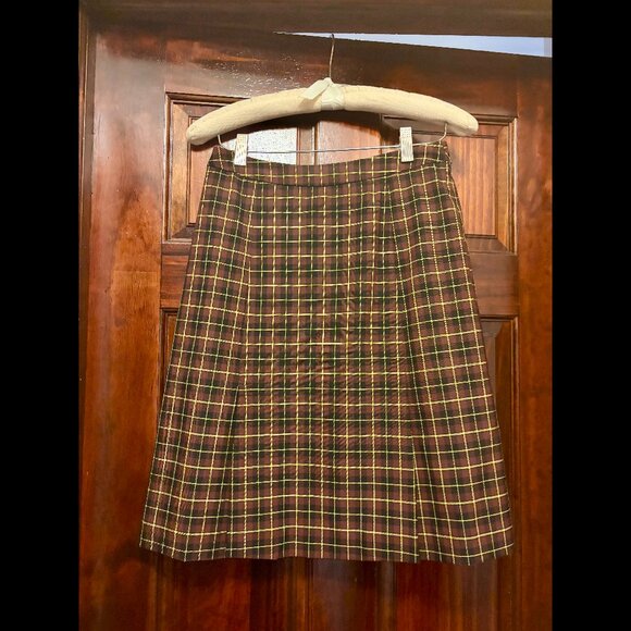 Shin Choi Dresses & Skirts - Black, Red, Yellow Vintage Shin Choi Bergdorf Goodman Plaid Skirt (US 4)